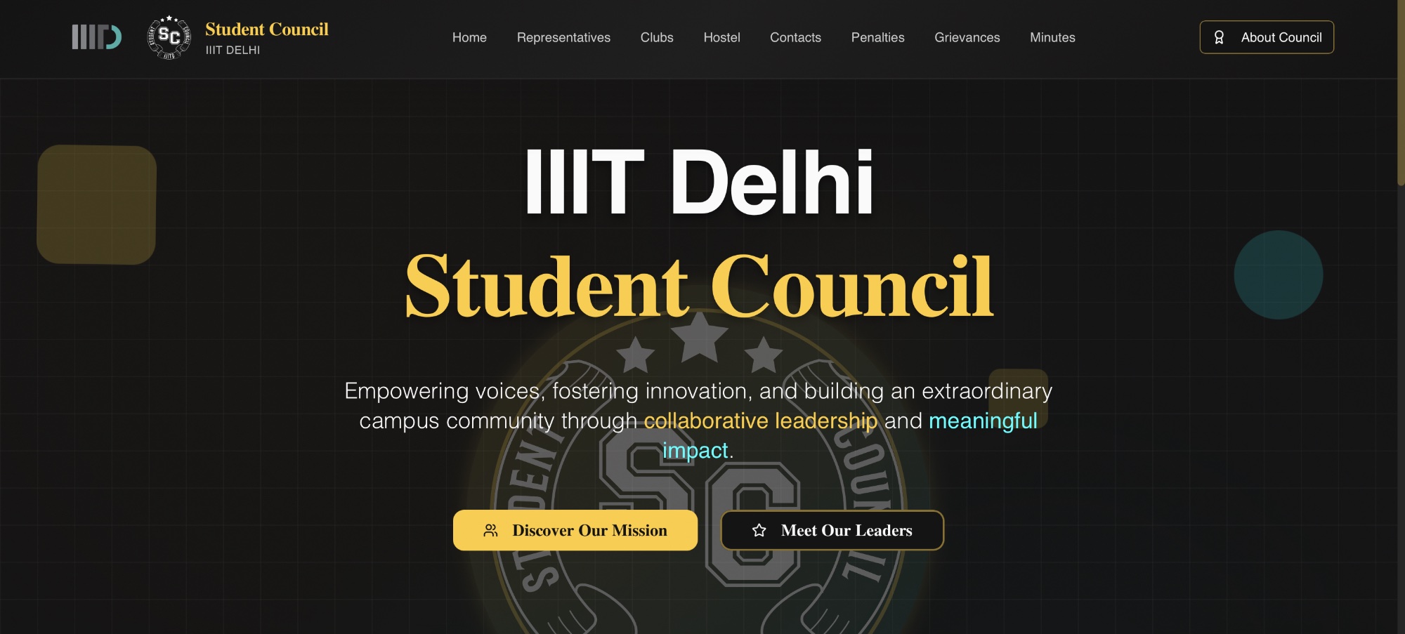 Student Council Portal